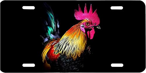 Miniatura 4 de Bandera de Puerto Rico con calavera decorativa para automóvil sublimada, placa de matrícula sublimada, 0.025 pulgadas (0.026 in) de grosor 6 x 12