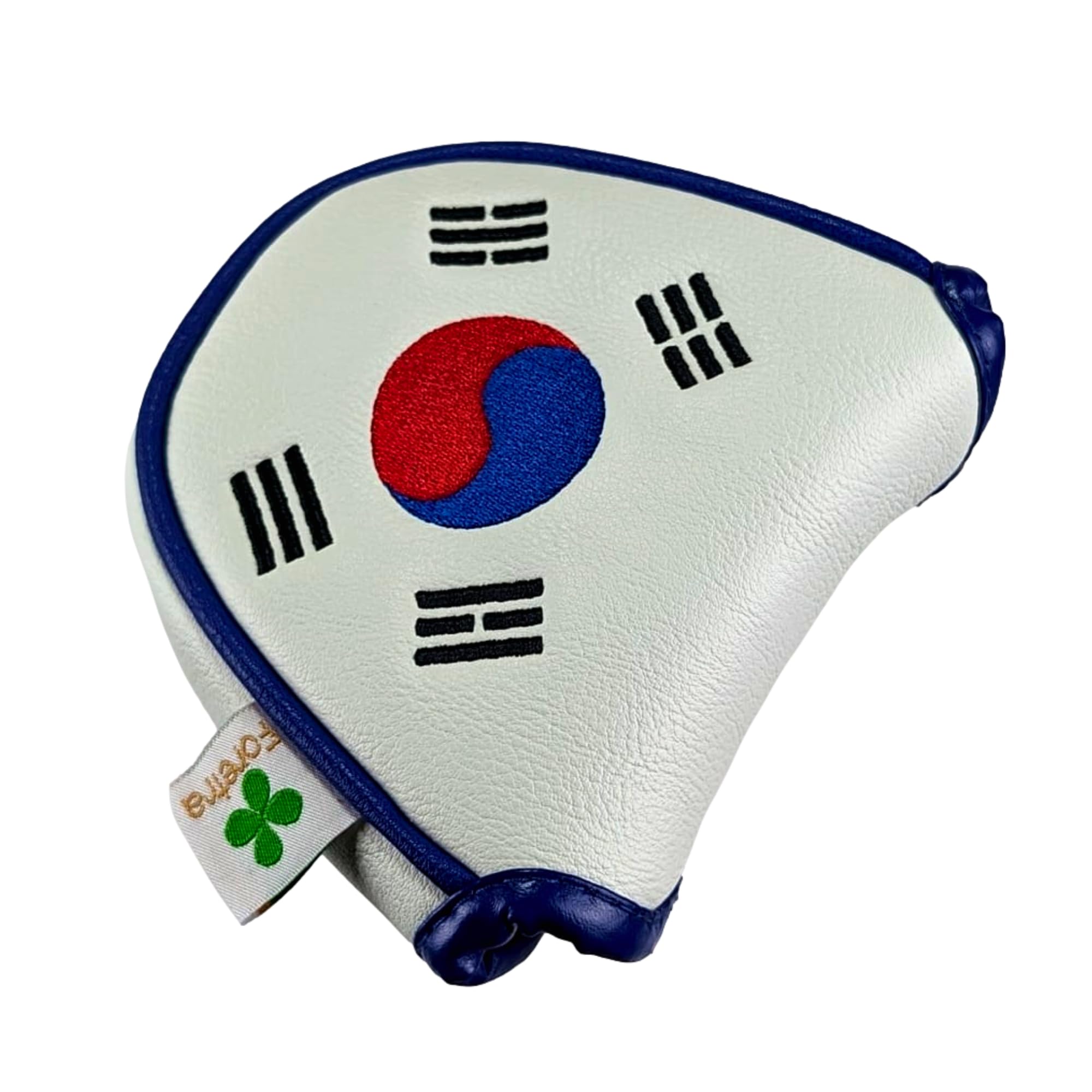 Driver Headcover Golf Club Covers Blade Mallet Putter Cover Alignment Stick Holder Hybrid Fairway Wood Head Cover Korea Flag Novelty Golf Accessories for Most Brands