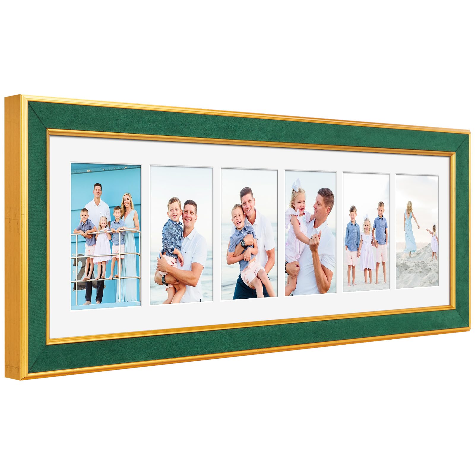 Anozie Suede 8x26 Picture Frame Display
