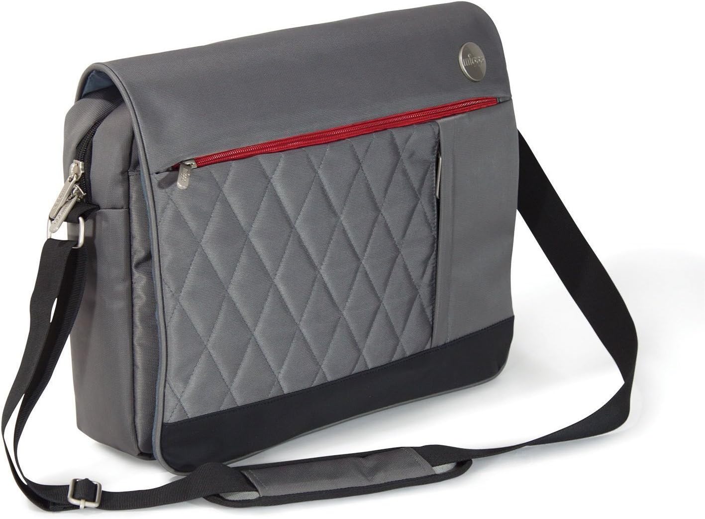 ALTON XPRESS Messenger Bag, Polyester, Grey, Fits up to 16-inch Laptop & 10.1-inch Tablet