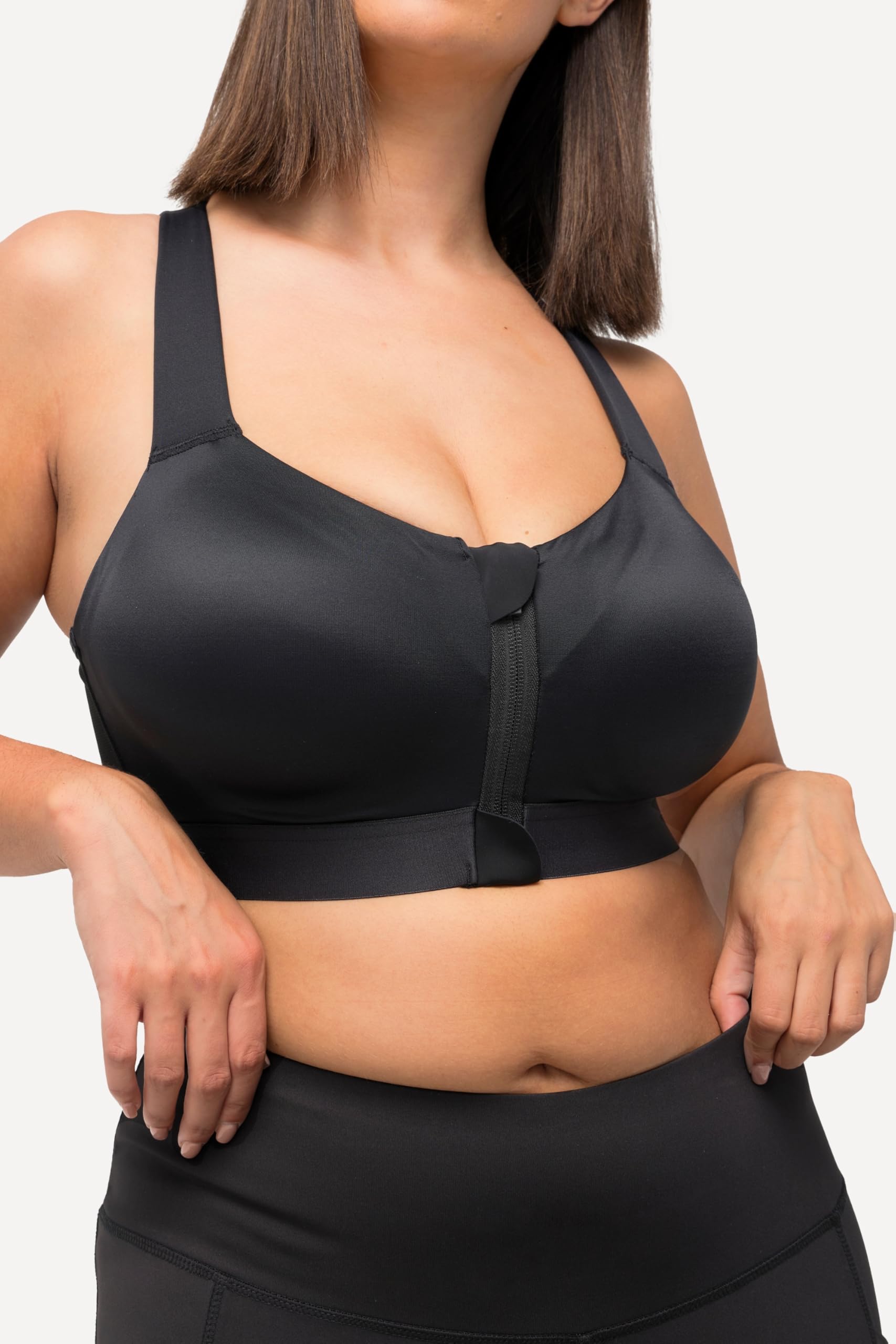 Ulla Popken Sport-BH, Ohne Bügel, Front-Und Rückenverschluss Soutien-Gorge Femme