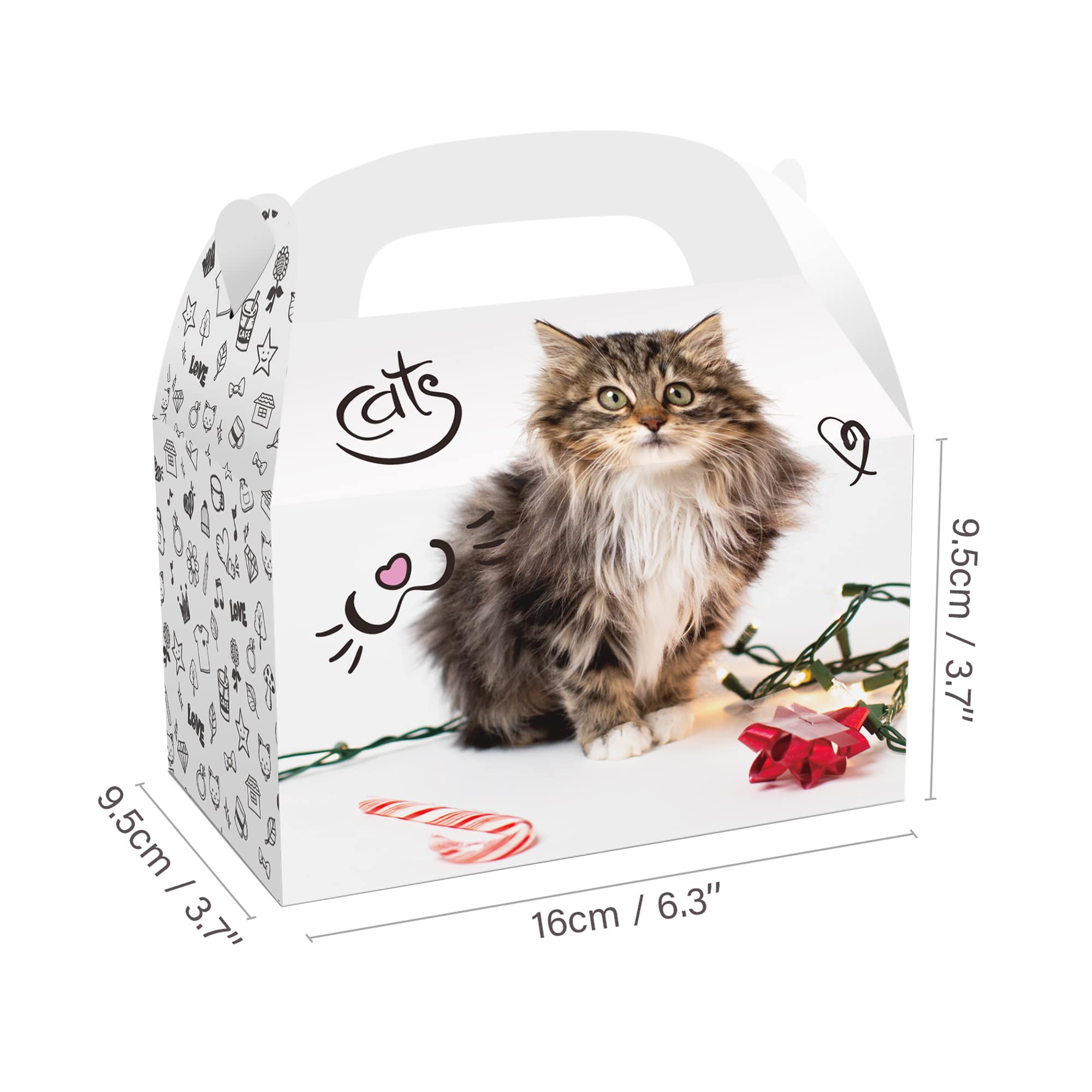 Überwurfdecke 150x200cm Katzen Design - Weiche Wolldecke