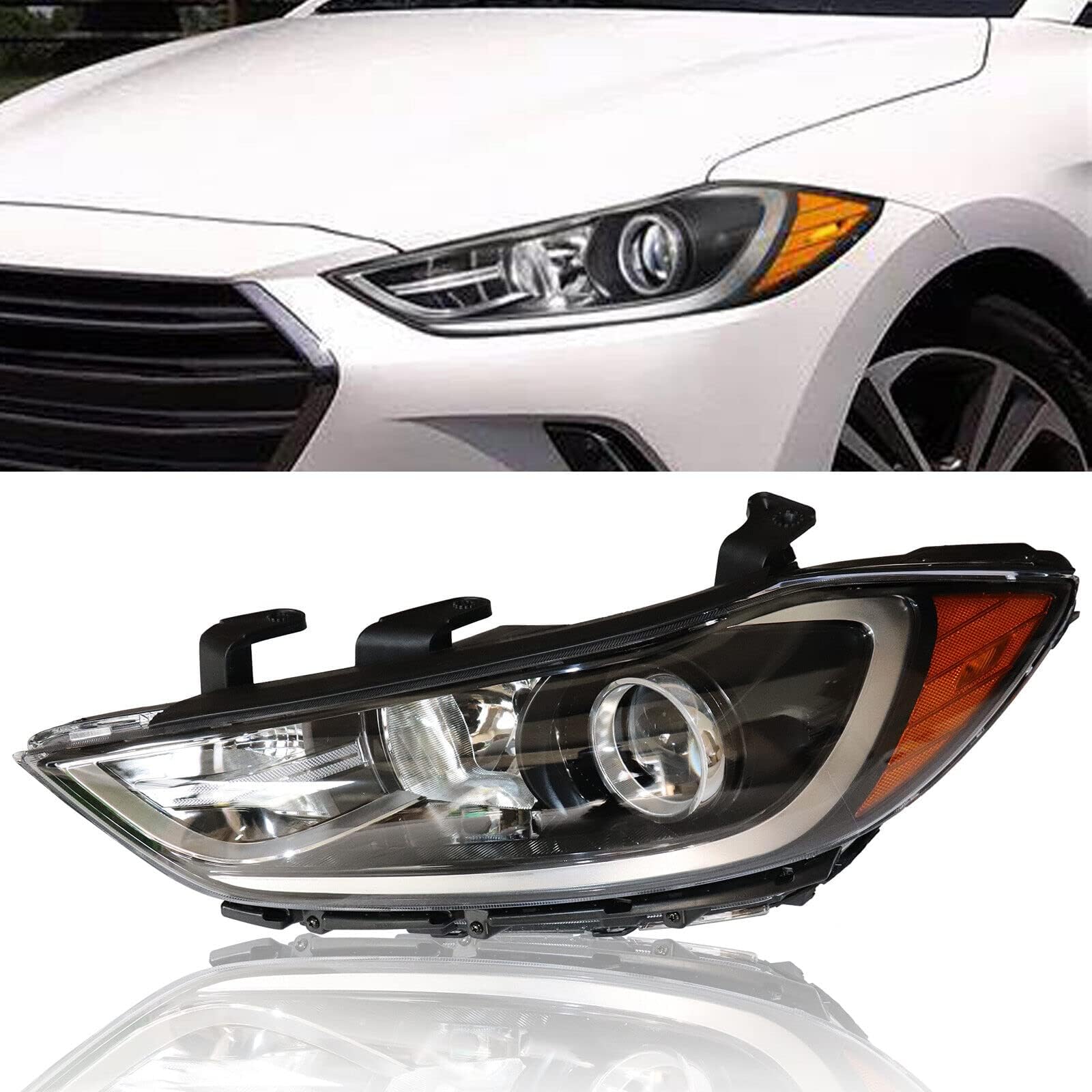 Amazon.com: SOLRIMANA Halogen Headlight Headlamp Assembly Fits For ...
