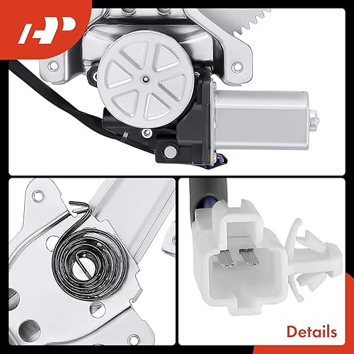 Miniatura 8 de A-Premium Eelectric Elevalunas eléctrico con motor compatible con Toyota Corolla Sedan 1998-2002 lado del conductor delantero