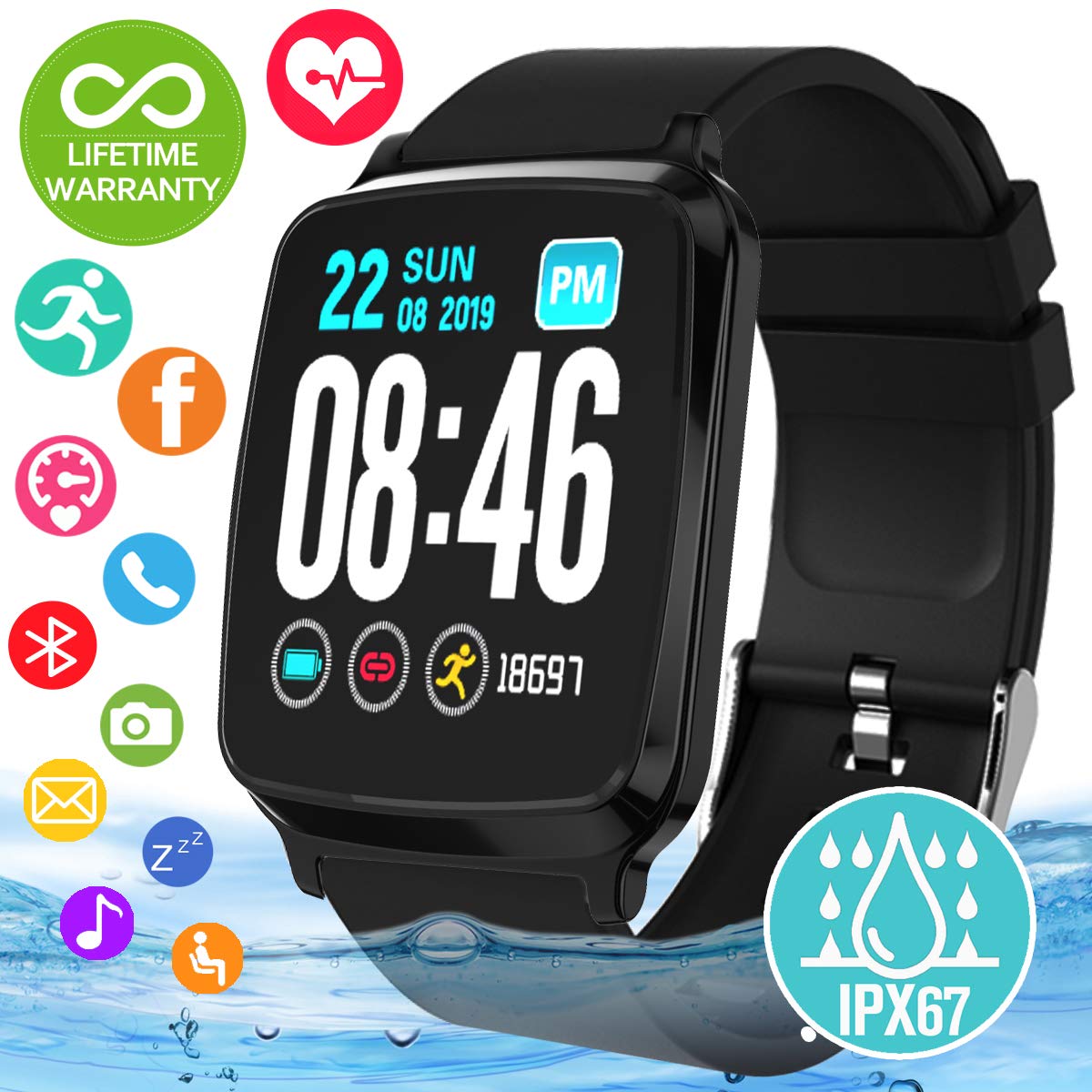 waterproof smartwatch for android phones