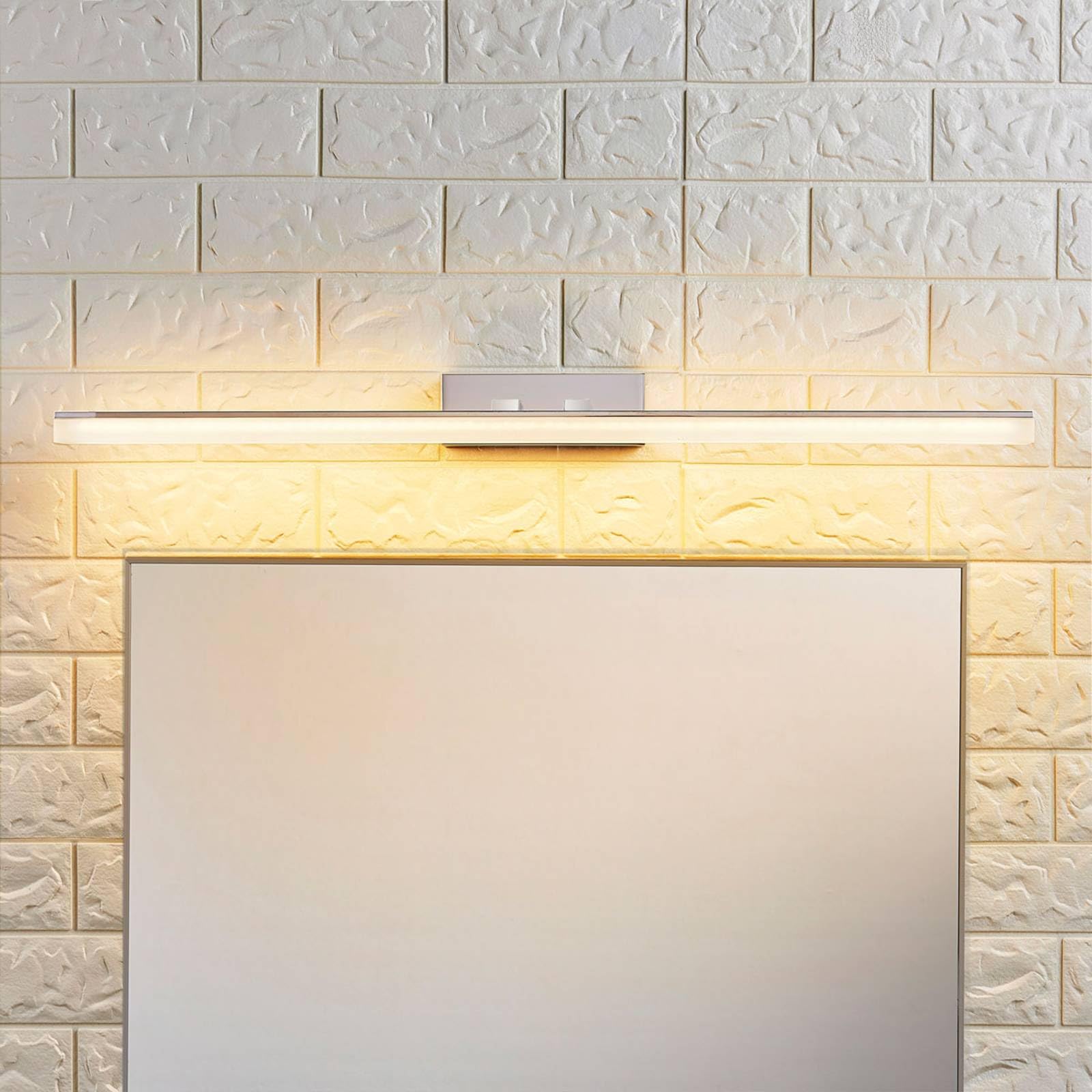 Lucande LED Wandleuchte, Wandlampe Bad Julie (spritzwassergeschützt (Modern) (1 flammig) - Wandleuchten Spiegelleuchte Badezimmer Wandbeleuchtung Badezimmerleuchte