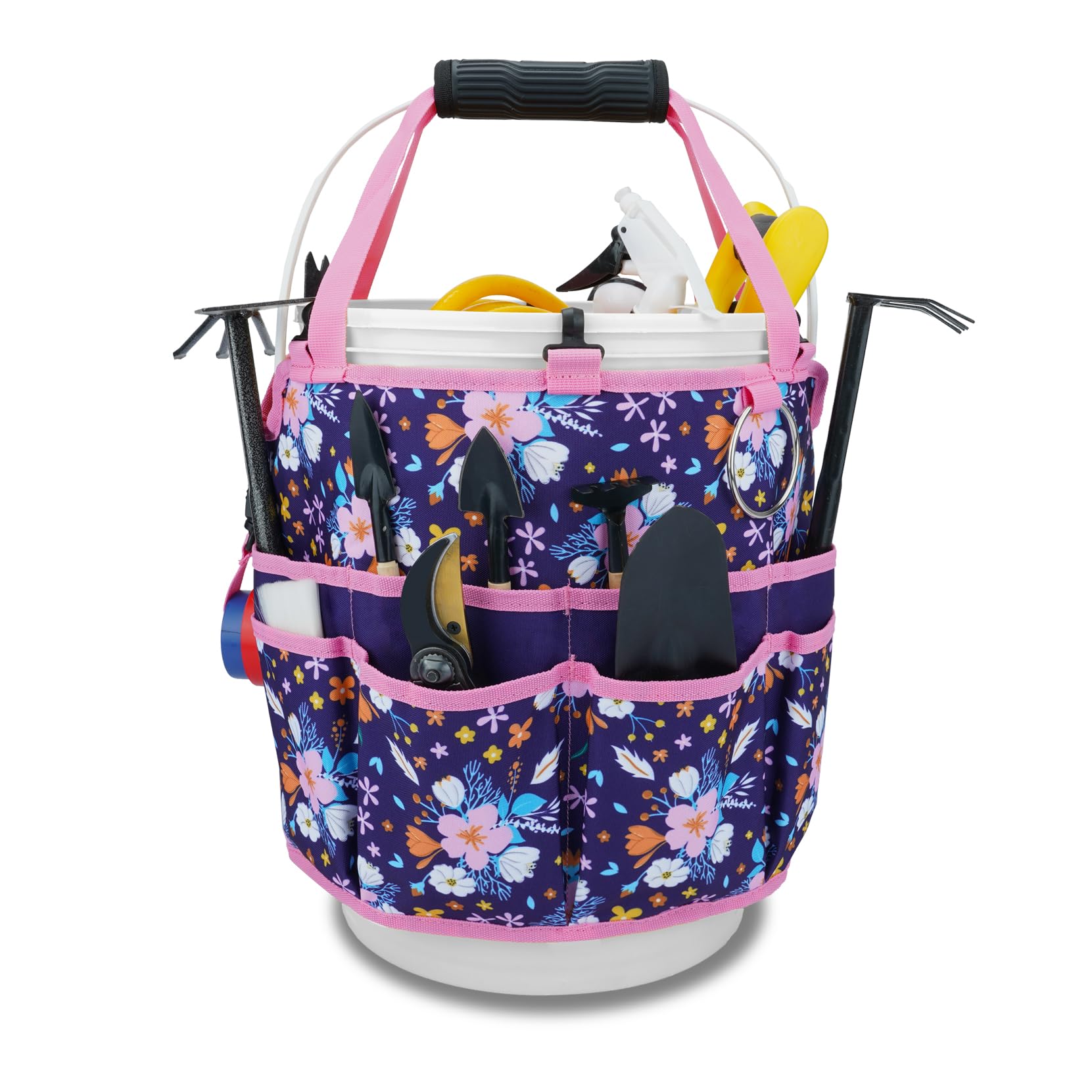 KUNN 5 Gallon Bucket Tool Organizer Purple