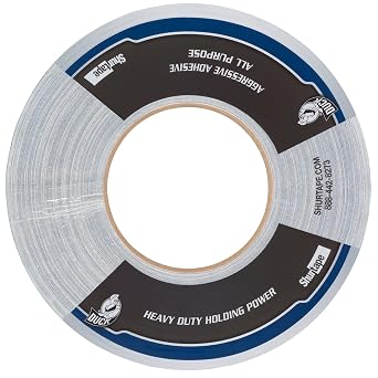 Shurtape Duck Pro Professional Grade, Heavy Duty, Co-Extruded Cloth Duct Tape for RV, Motorsports and Housing Assembly, 48mm x 60yd, 14.5 mil, Silver, 1 Count (105457)
