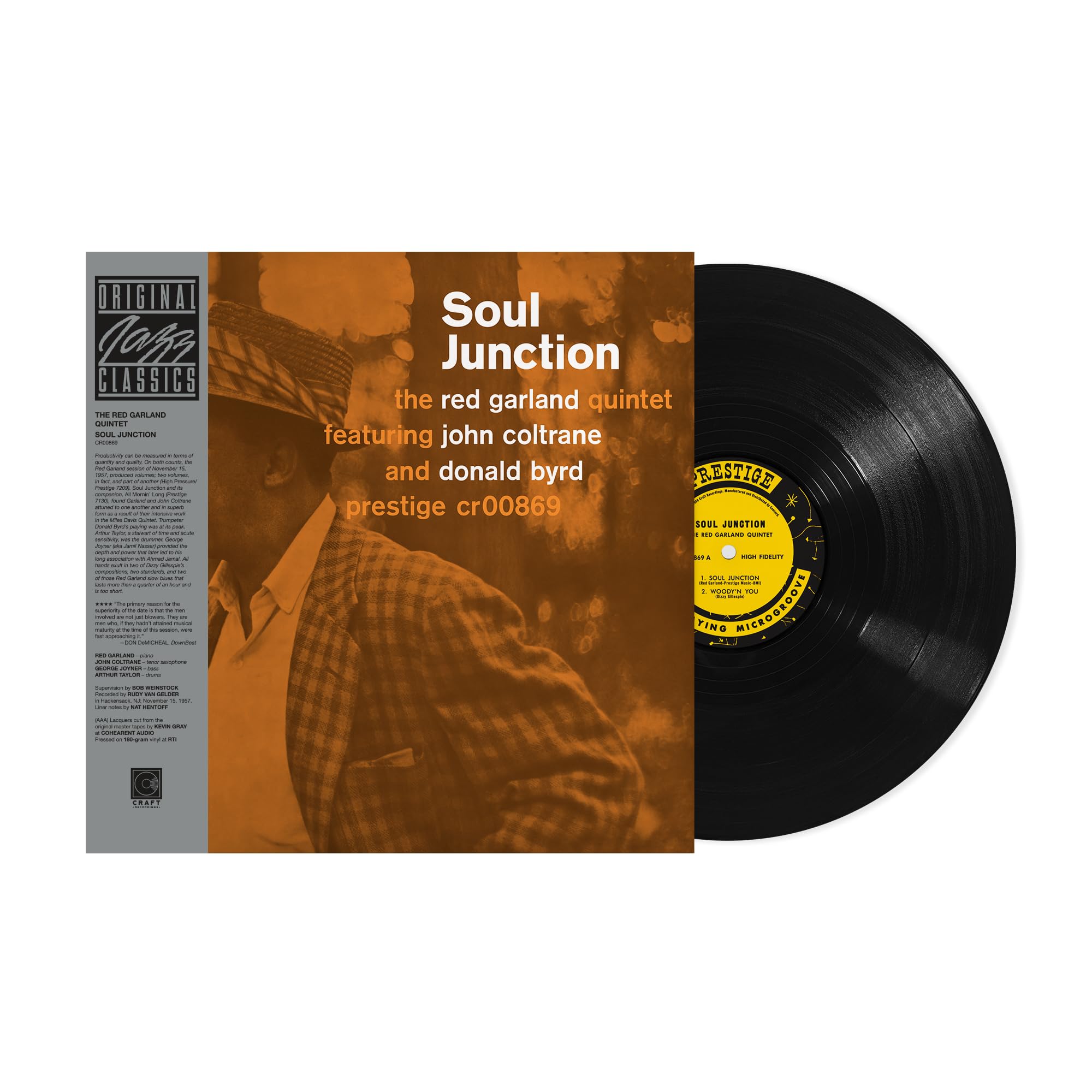 GARLAND,RED QUINTET SOUL JUNCTION ORIGINAL JAZZ CLASSICS SERIES