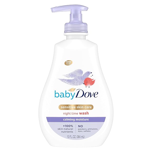 Baby Dove Sensitive Skin Care Baby Wash For a Calming Moisture Hypoallergenic and Tear-Free Washes Away Bacteria Chamomile