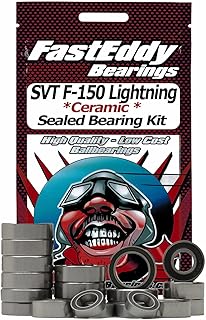 FastEddy Bearings Compatible with Tamiya Ford SVT Lightning (TL-01) Ceramic Rubber Sealed Bearing Kit