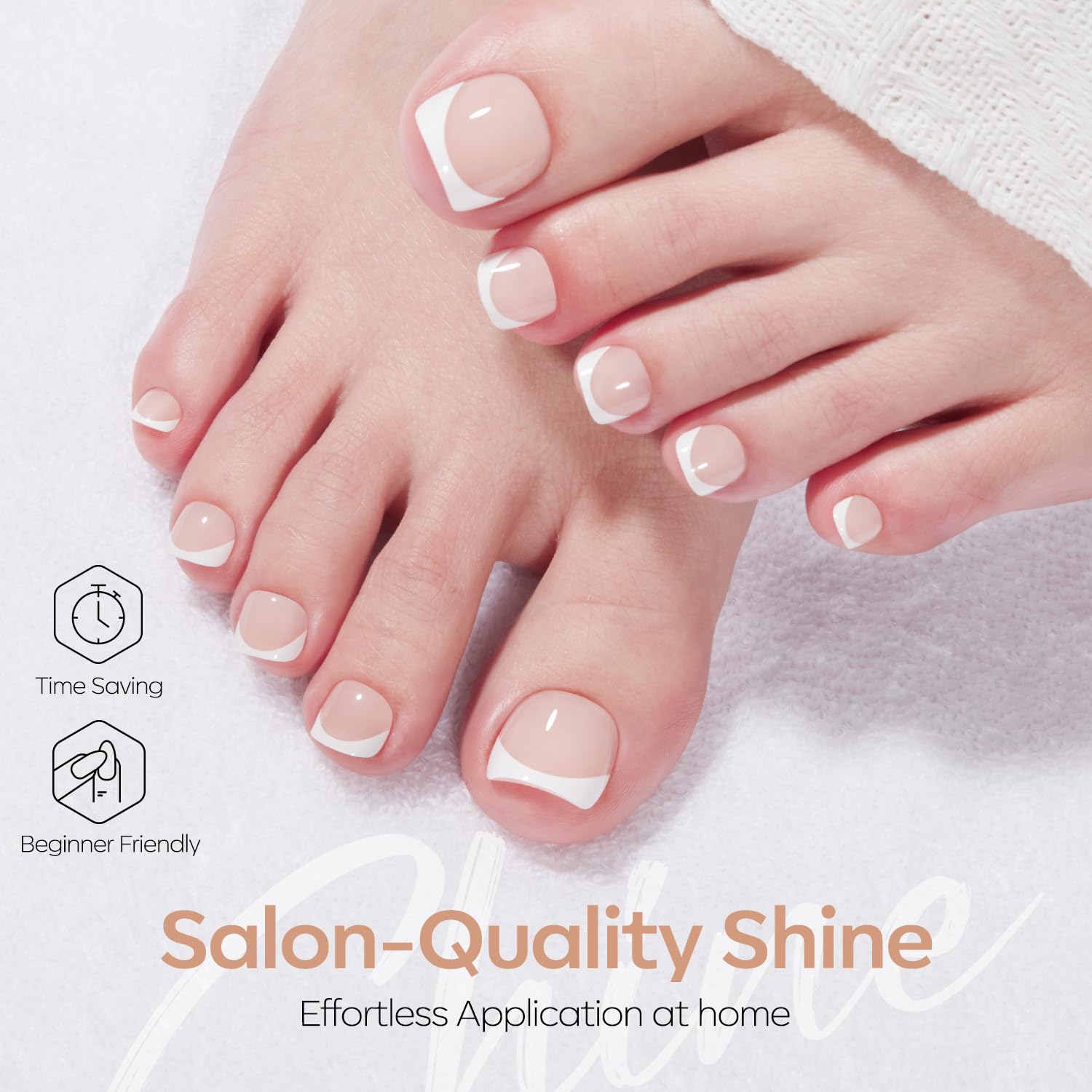 Modelones Press On Nails - Nude French Tips -3 Modelones Press On Nails - Nude French Tips -3