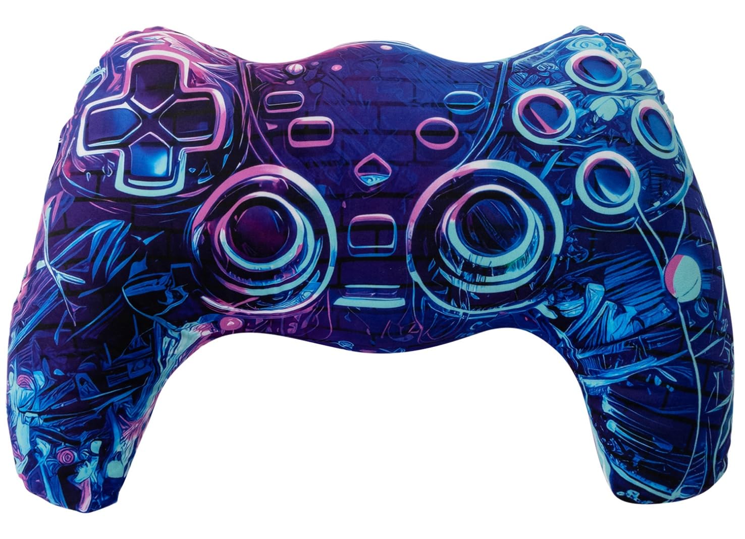 Meeting Story Game Controller Shaped Plush Throw Pillow Cushion for Boys and Girls Gamer Room Decoration for Sofa Couch/Computer Chair/Bed Gifts for