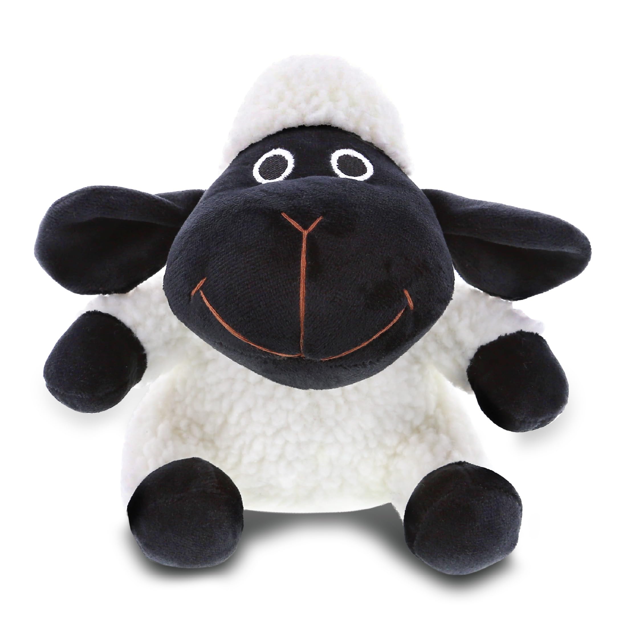 Black Nose Sheep Stuffed Animal Plush Toy, Kids and Adults Fluffy Plush Sheep Gifts, Cute Stuffed Animals, Super Soft Toys for Girls and Boys - 6 Inch