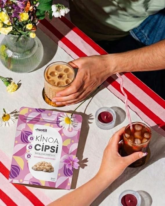 Nustil Nutrition Style Kinao Cipsi Sarımsak Soğanlı 35 g