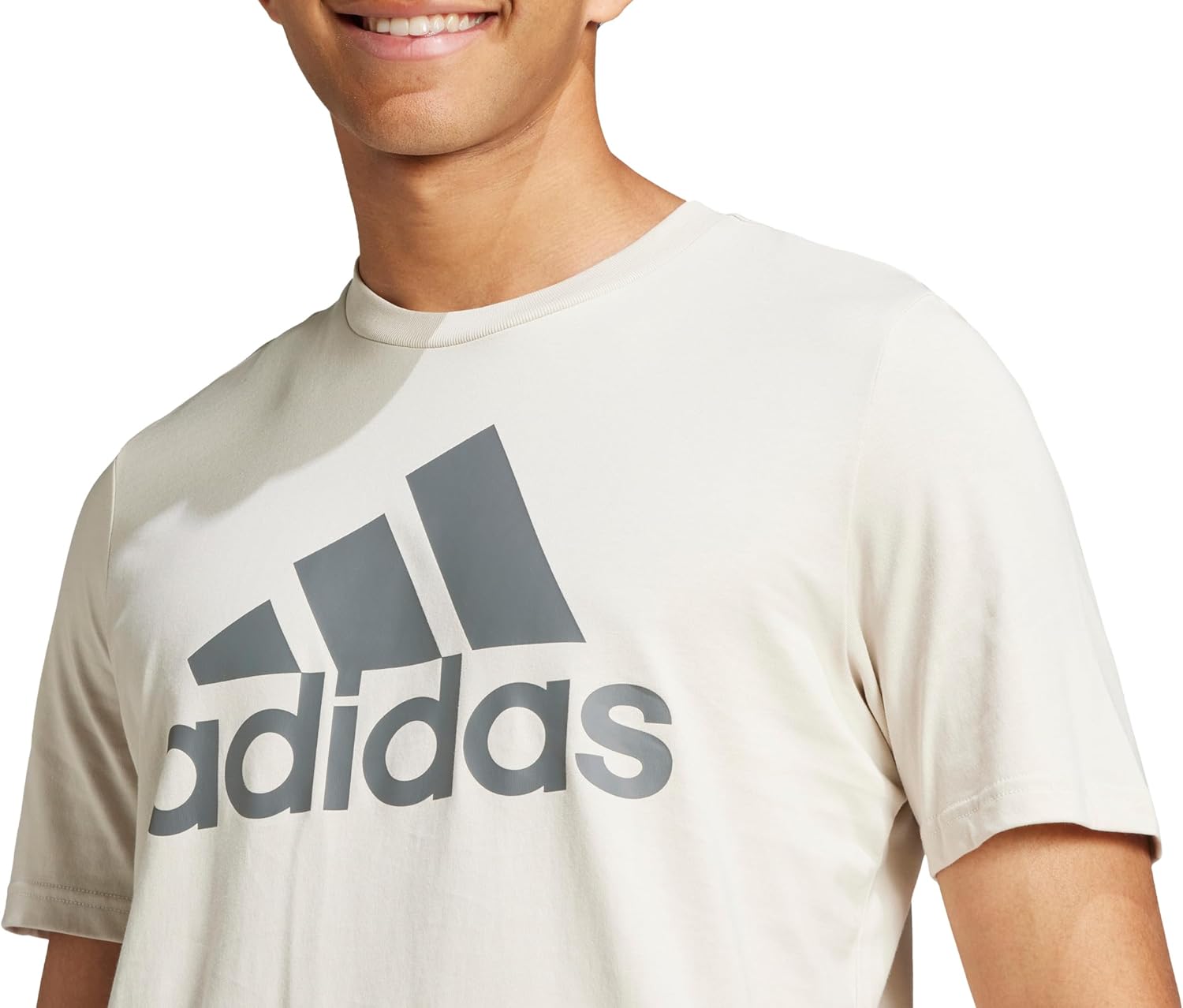 adidas Essentials Men's Single Jersey Big Logo Short Sleeve T-Shirt (Pack of 1)