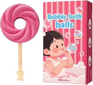 Badskum Söt godisform doftrengörande | 6 st doftande bubbelbadboll För kvinnor, män, , tonåringar, familj, och resa