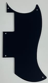 For Fit Epiphone SG スペシャルスタイル ギターピックガード(1層アクリルブラック)