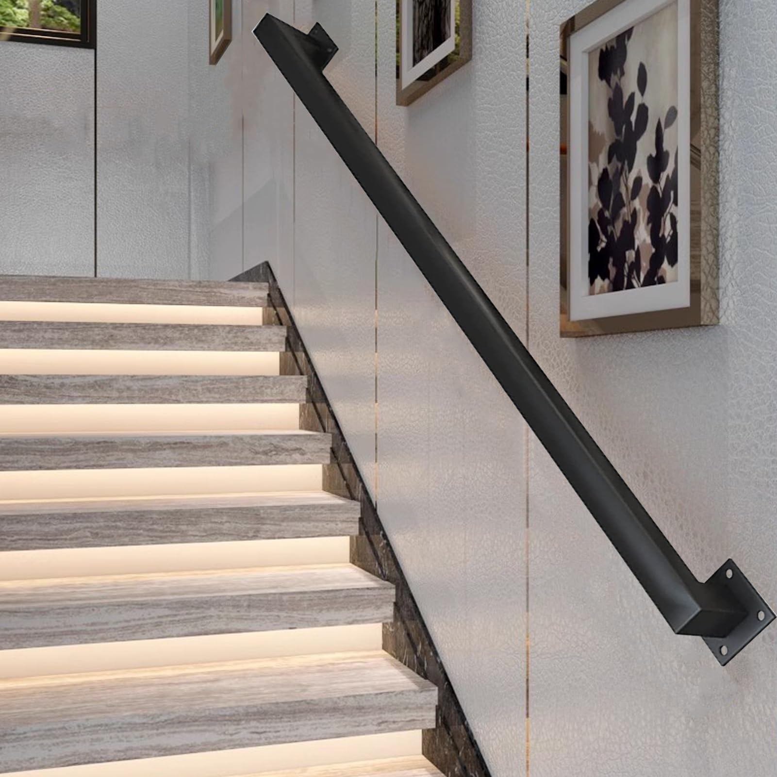 Rampe d'escalier intérieure et extérieure pour sécuriser les pas de votre famille