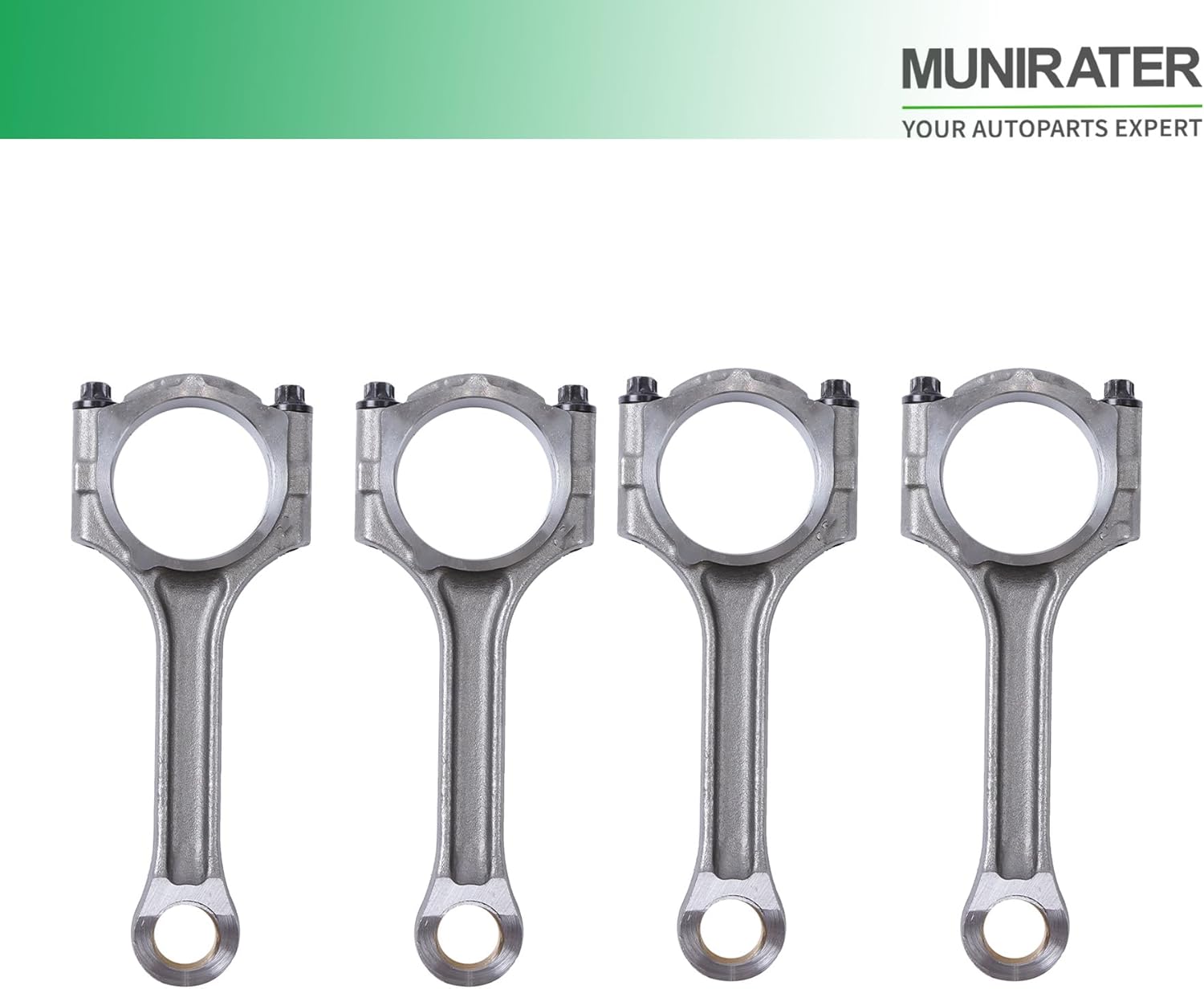 munirater Engine Pistons Overhaul Kit Con Rods Replacement for Cruze 1.4L 2011-2015