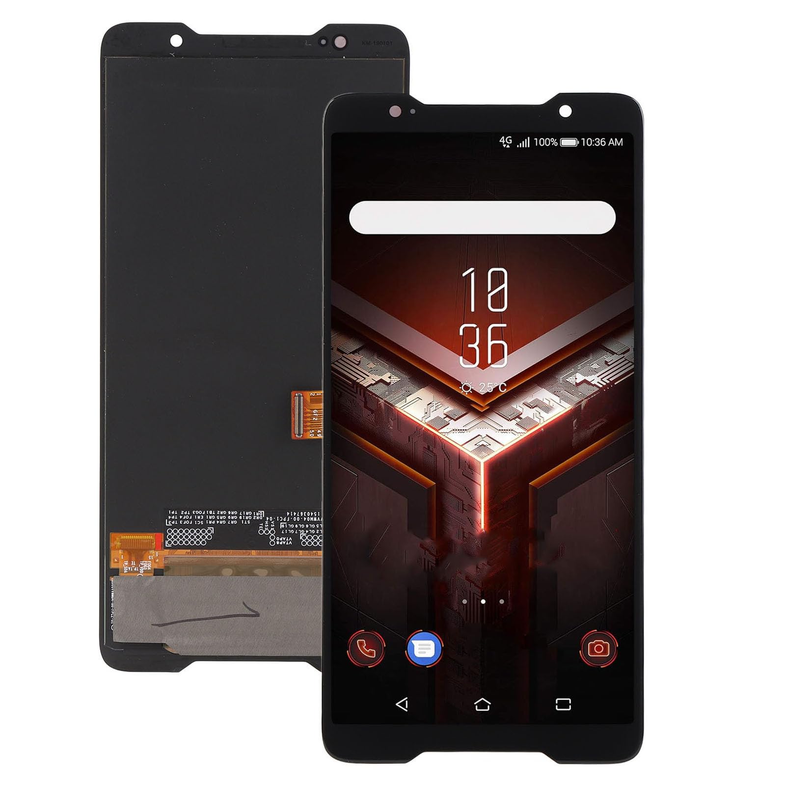 Ausla Do ROG Phone Wymiana Ekranu, 6-calowy Digitizer z Czytnikiem Linii