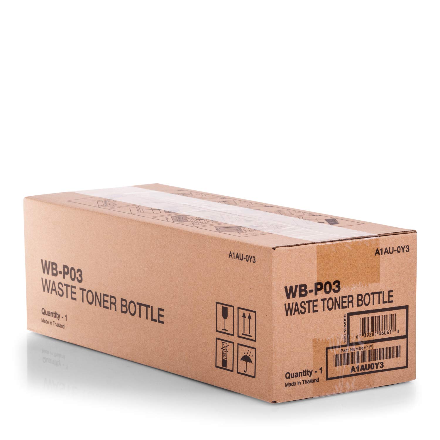 Waste toner box Original Konica Minolta 1x No Color A1AU0Y1 / WB-P03 for Konica-Minolta Bizhub C 25