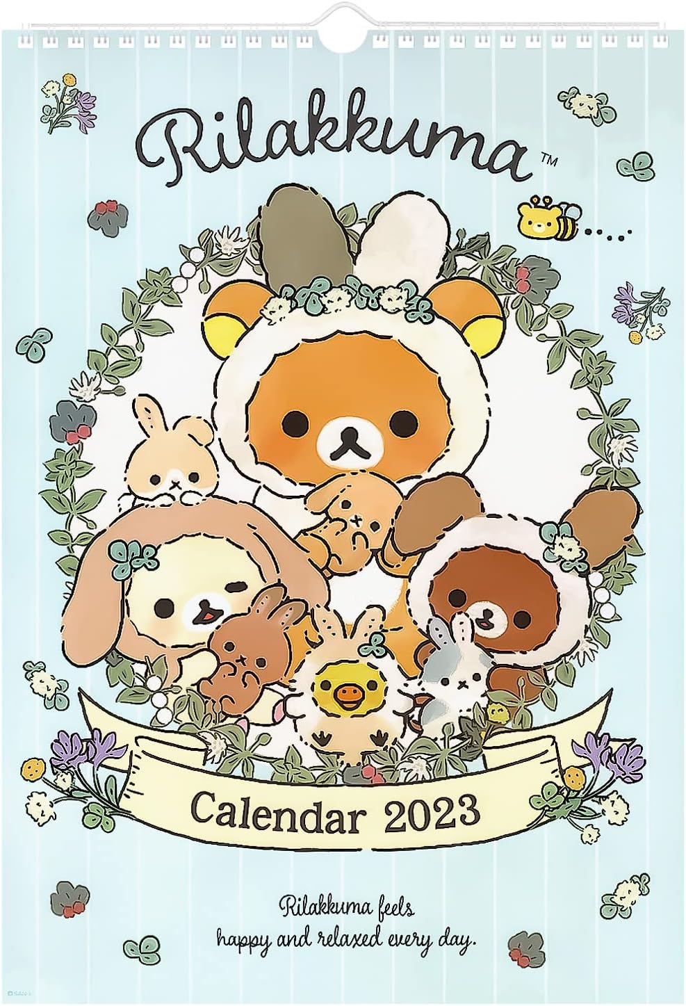SanX CD36801 Rilakkuma Wall Calendar B4 Office Products