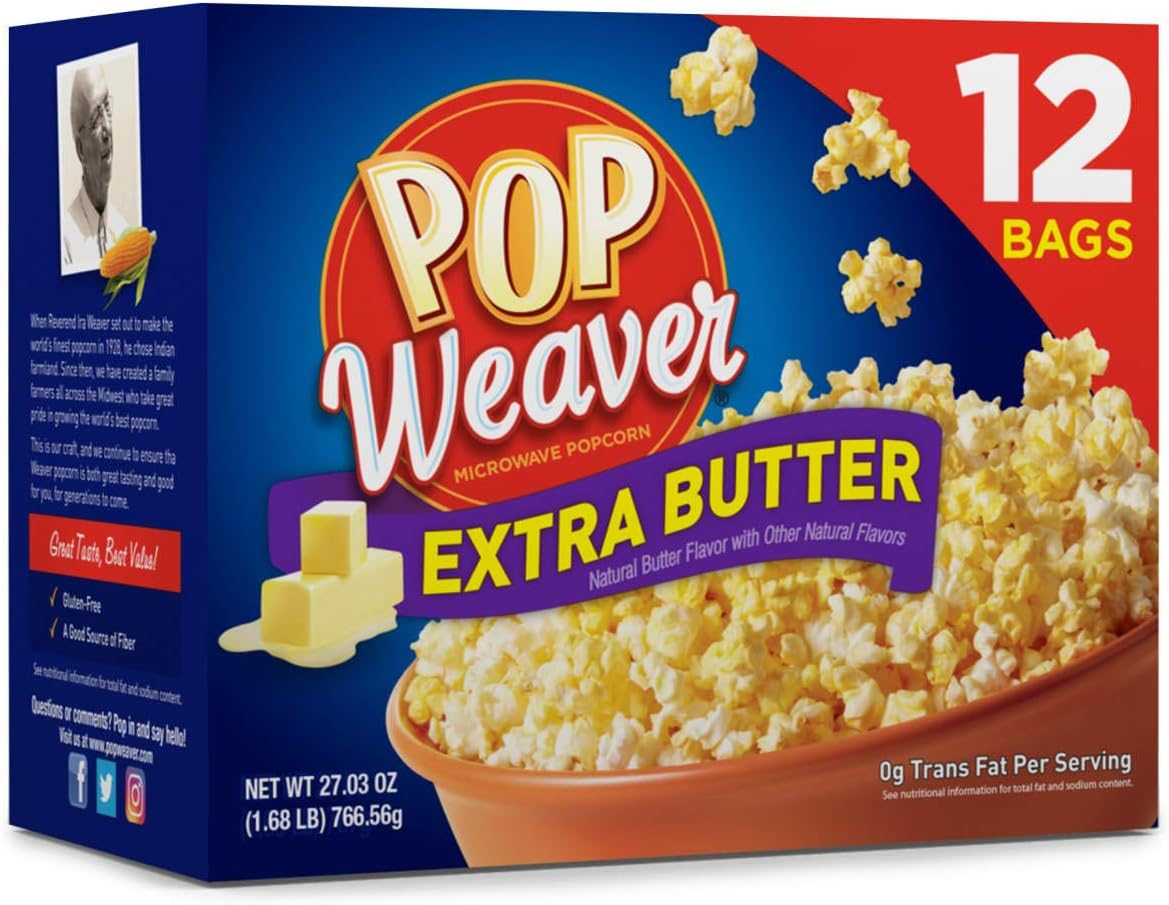 Pop WeaverExtra Butter 12 bags