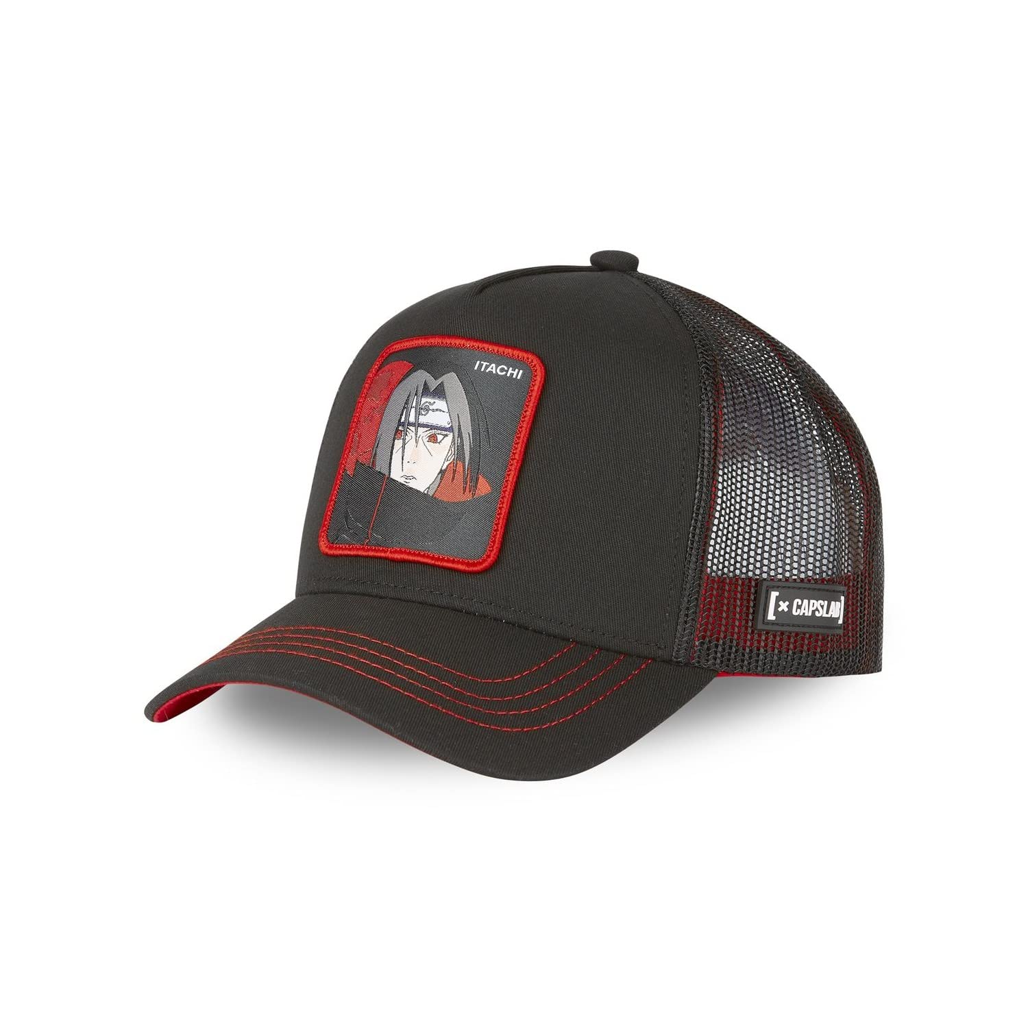 Capslab Men's Trucker-Itachi-Black-#30164 Itachi Naruto Black Trucker Cap - One-Size