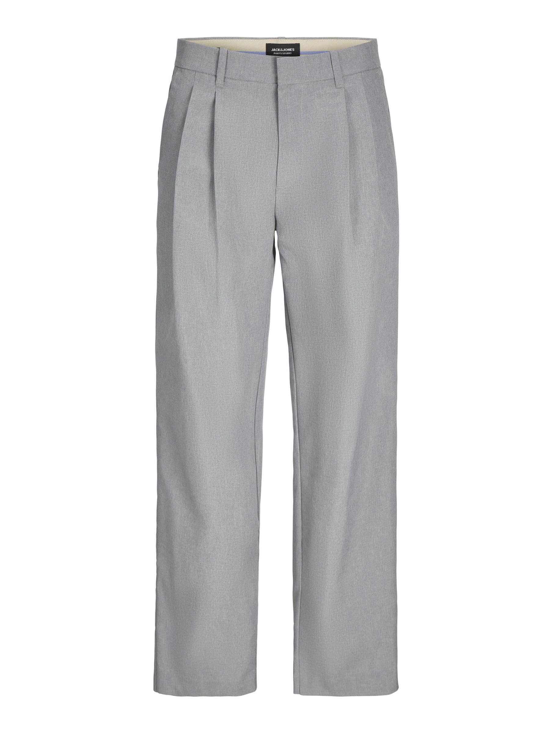 JACK & JONES Male Chino Trousers, Wide Leg Fit Chino Trousers