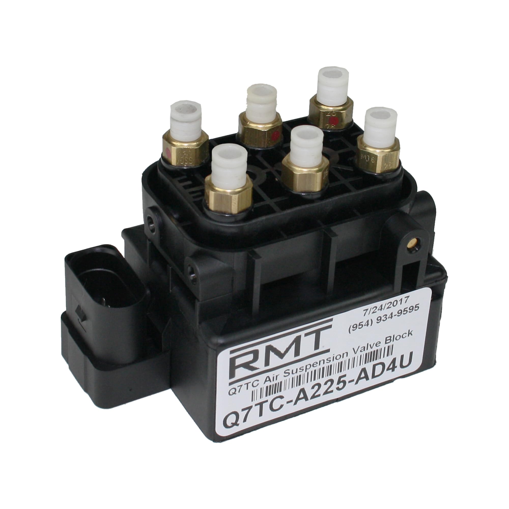RMT Q7TC-A225-AD4U - New Front and Rear Air Suspension Valve Block for Audi Q7 (4L) 2006-2015, Hyundai Equus 2009-2016, Hyundai Genesis 2008-2017