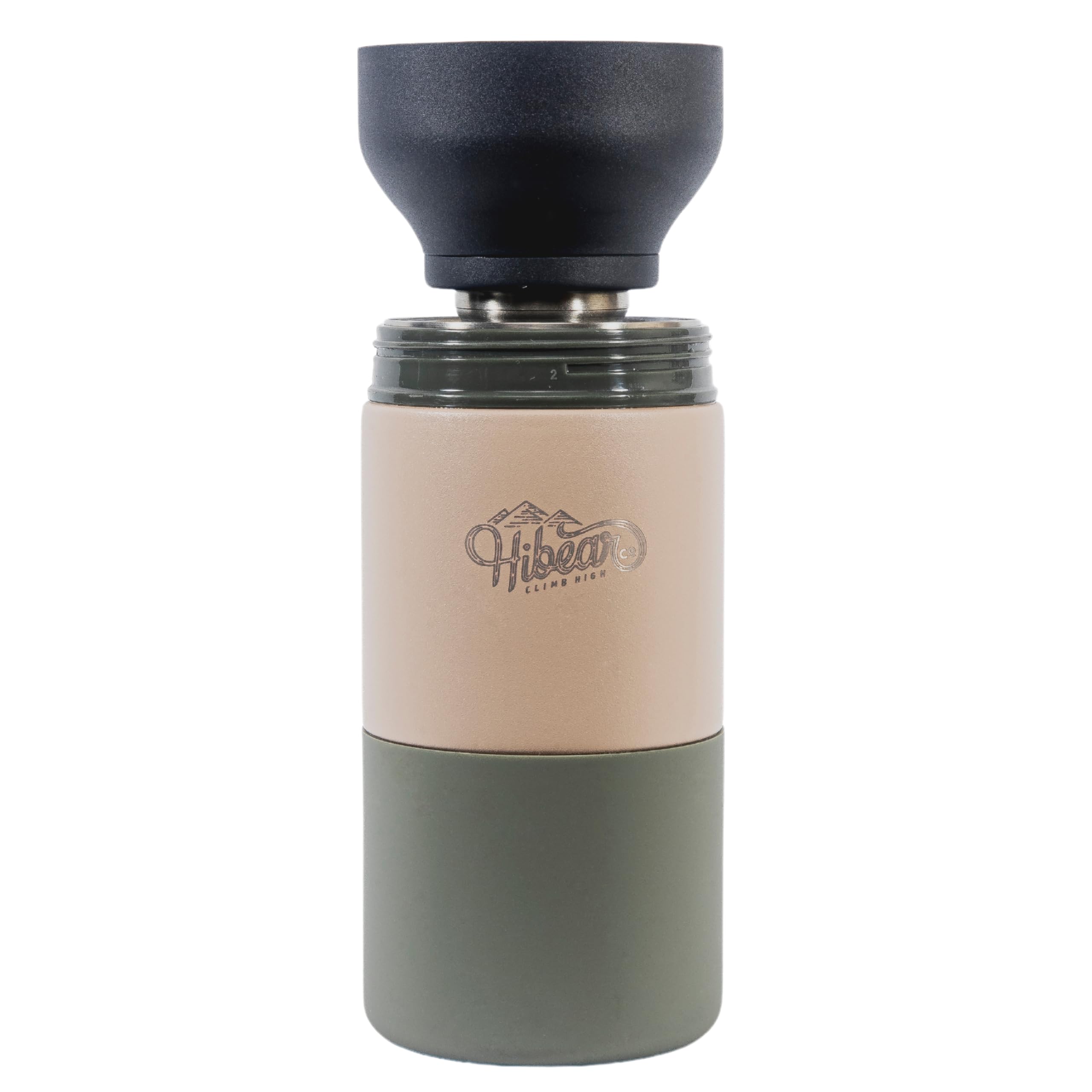 HIBEAR 32oz All-Day Adventure Flask - As Seen on Shark Tank - The Insulated Multi-Tool of Beverage Bottles - Craft Pourover, Cold Brew, Tea, Water