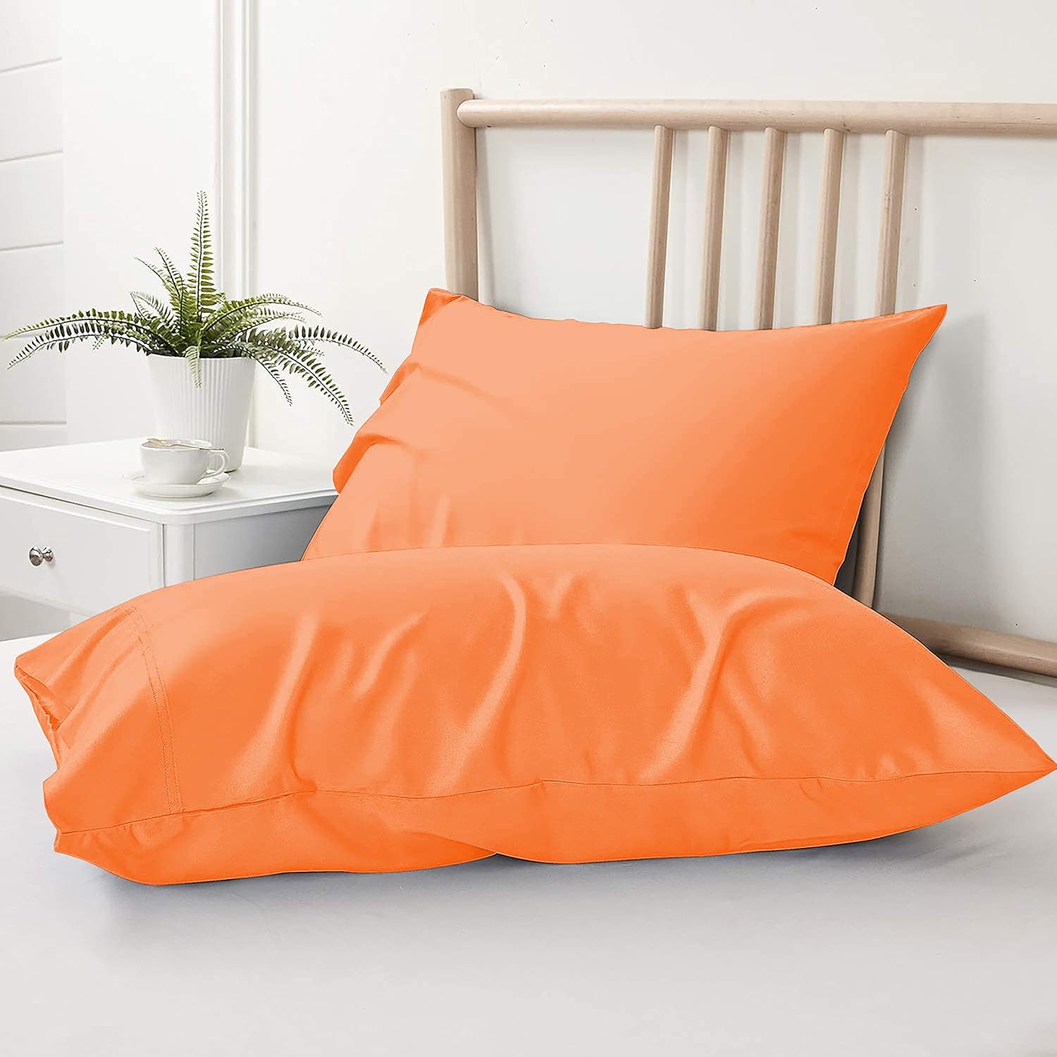 600 TC Super Soft 100% Egyptian Cotton Pillow Covers 20 x 30 Inches - Egyptian Cotton Set of 2 Pillow Cover Set Envelope Closure Pillowcase - Royal Blue