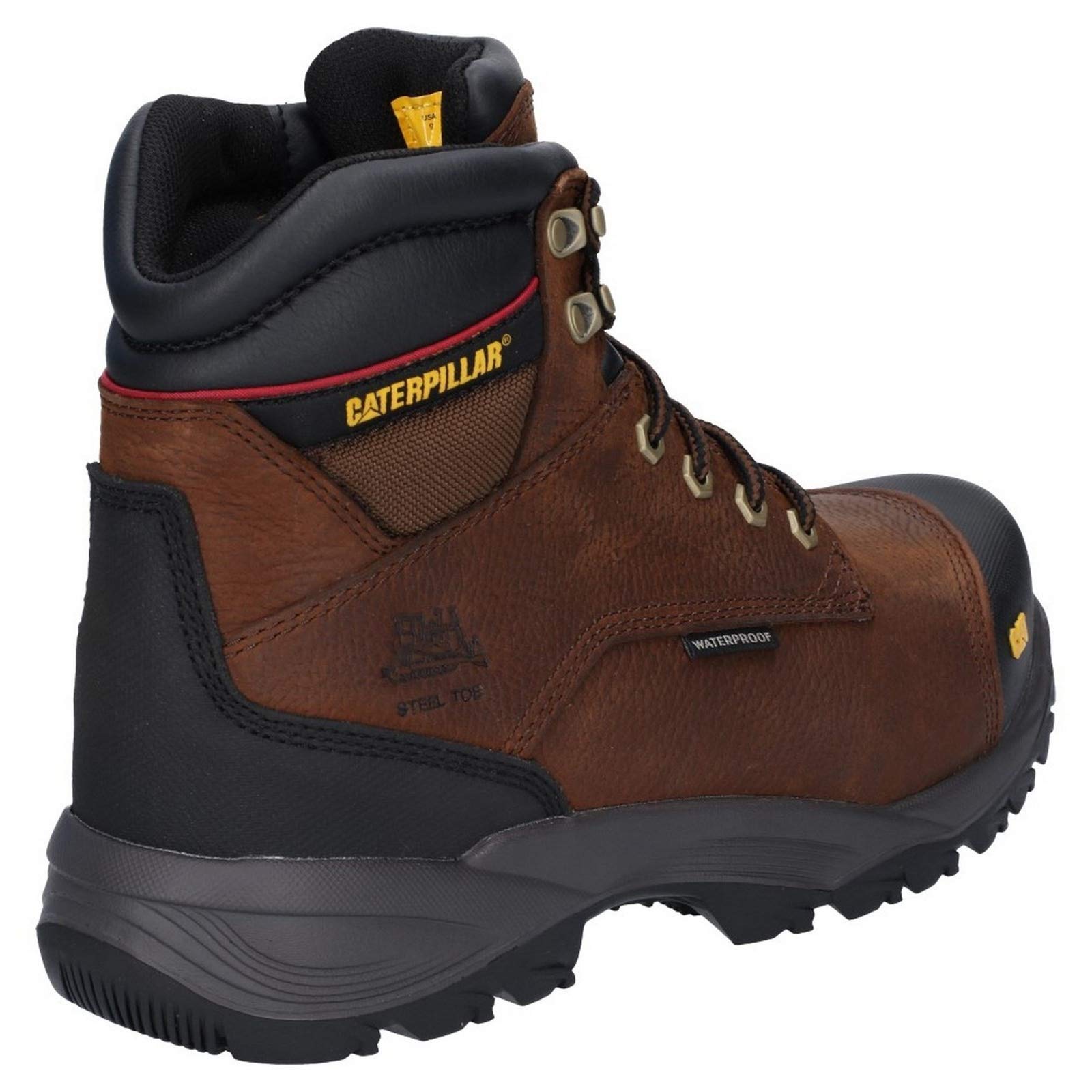 Caterpillar Cat Workwear - Botas de Seguridad Impermeables con Cordones para Hombre