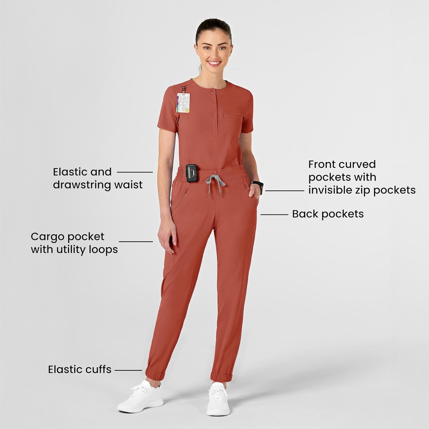 Wink Womens Scrub Pant - Image 2