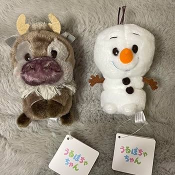 アナと雪の女王 - エルサ　アナ　オラフ　スヴェン ぬいぐるみ うるぽちゃちゃん  ４点セット Amazon.co.jp: ディズニー アナと雪の女王 デラックス