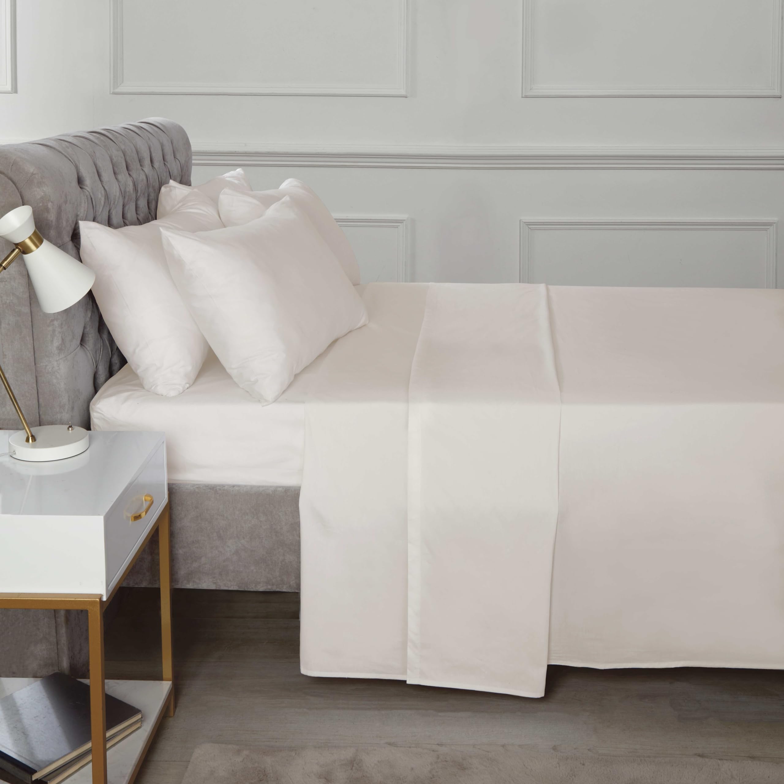 Rapport Home Flat Sheet - Percale - Double - Cream