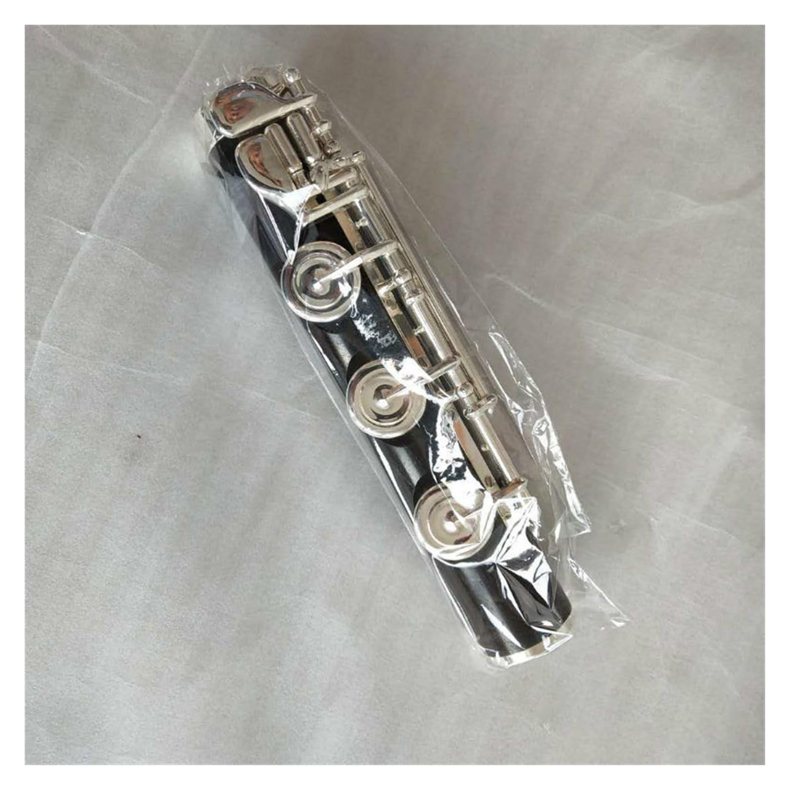 Corpo In Ebano Chiavi Placcate In Argento Chiave Di Flauto Do 17 Foro Aperto Si Basso Strumento Musicale Flauto Studente Flauto