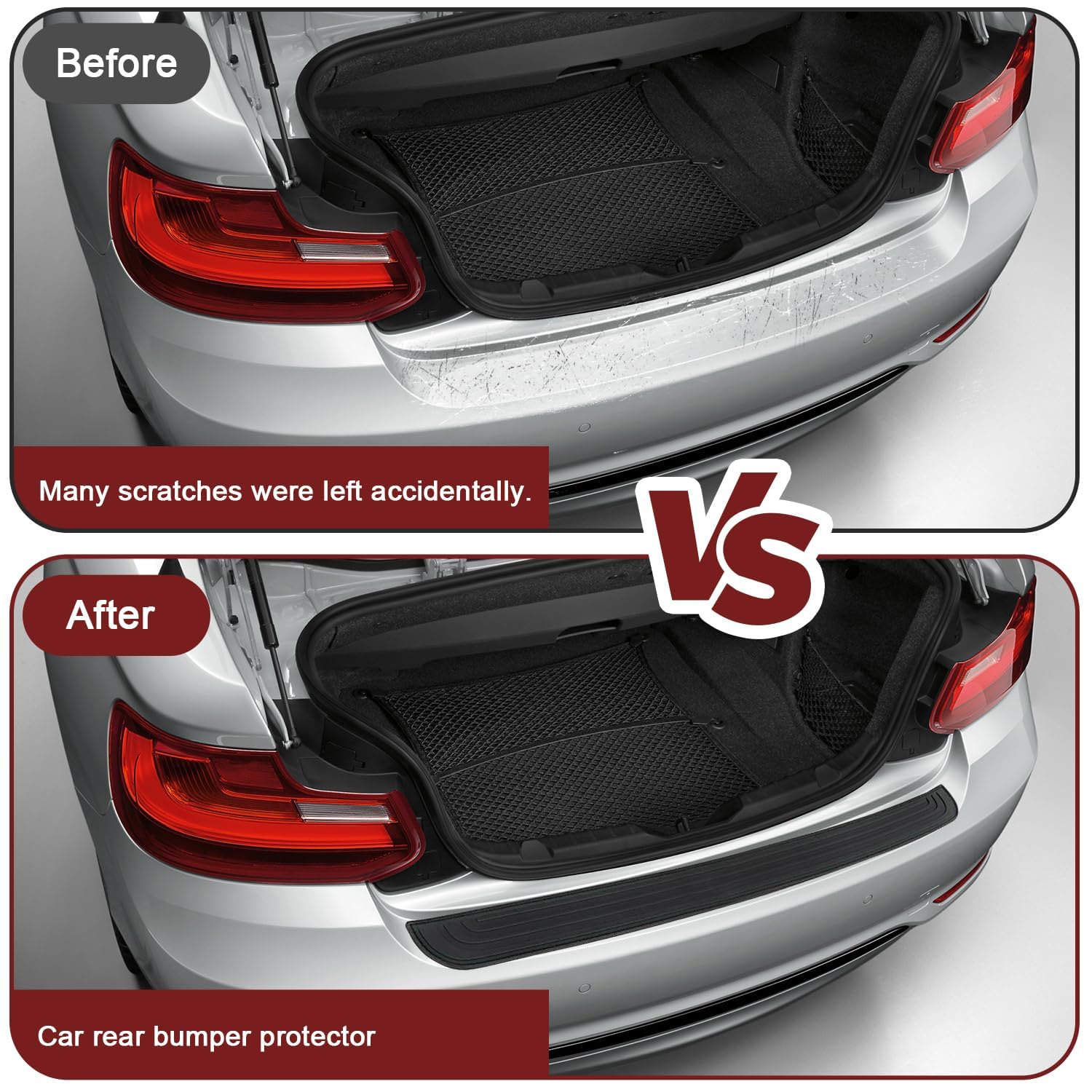 Protecteur Seuil Coffre Voiture Pour Nissan Juke F15 (2011-2020) - Film Carbone 100x9cm, Antidérapant