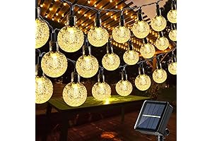 Toodour Solar String Lights: Illuminate Your Patio and Lawn with Celestial Charm