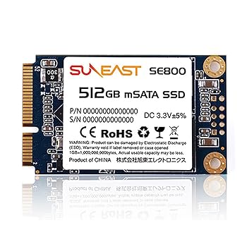 Amazon | SUNEAST サンイースト SSD 内蔵SSD mSATA 3.0 6Gb/s 3D