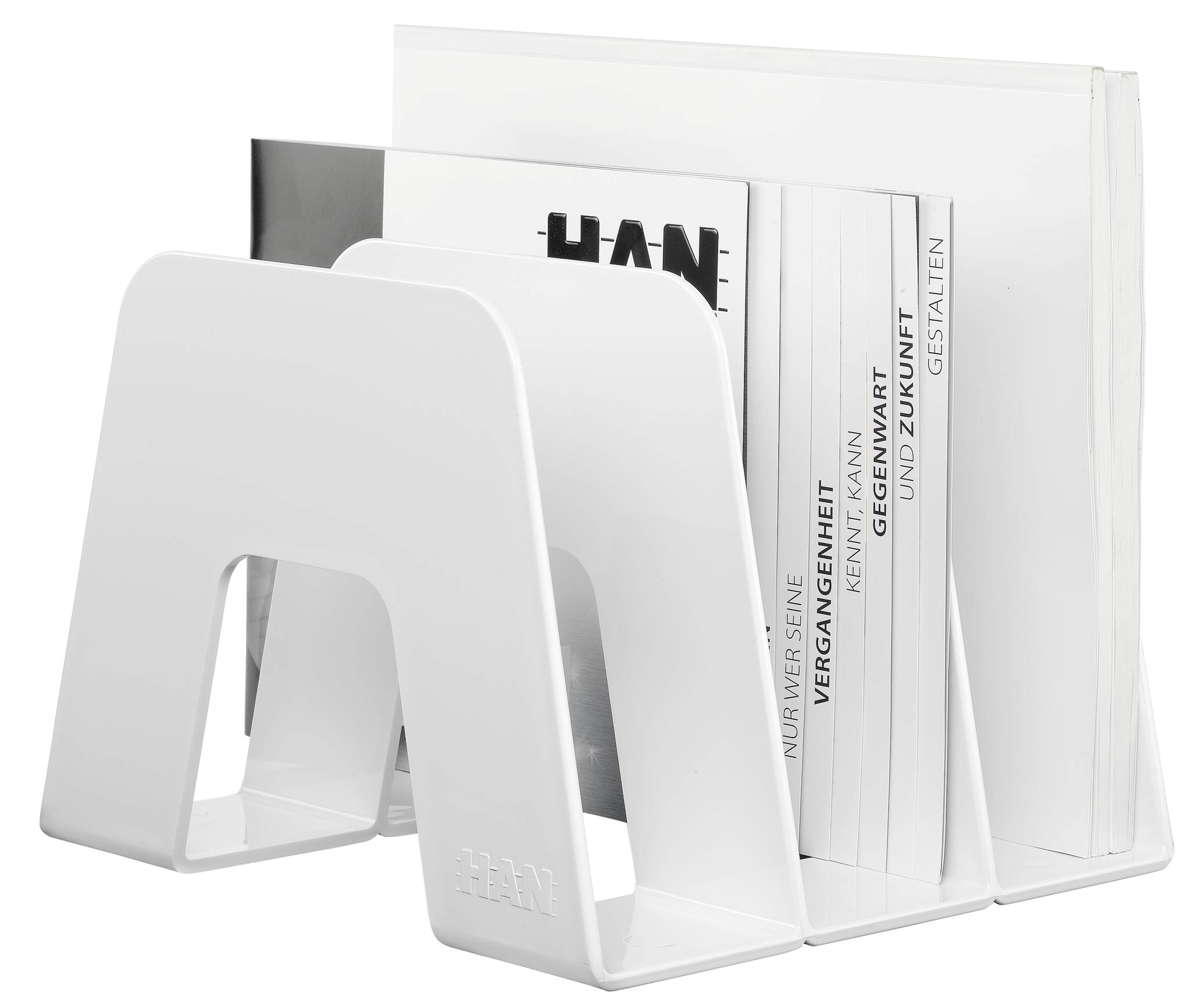Raccoglitore per cataloghi SORTER HAN 16200-12 3 scomparti divisori Bianco