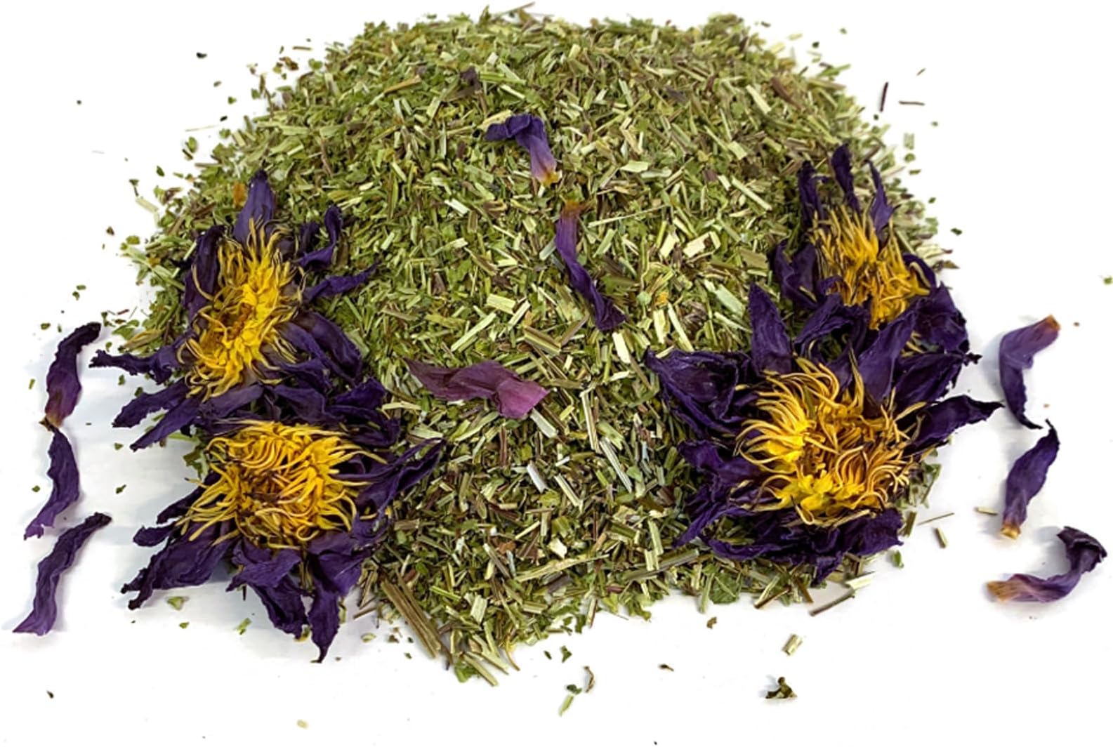 Lotus Flowers Tea Herbal Pre Mix Mixed Blends Premium Quality! AVAILABLE IN 15+ BLENDS (Skullcap & Lotus Tea Mix, 25g)