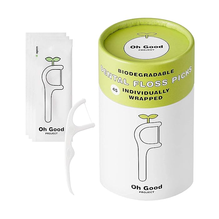 Buy Natural Dental Floss Picks Eco Friendly Cruelty Free & Vegan