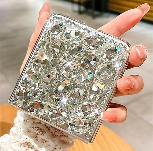 Miniatura 3 de Funda para Motorala Razr 2023, diseño femenino con diamantes, diseño femenino para Moto Razr 2023, con diamantes de imitación de cristal brillante,