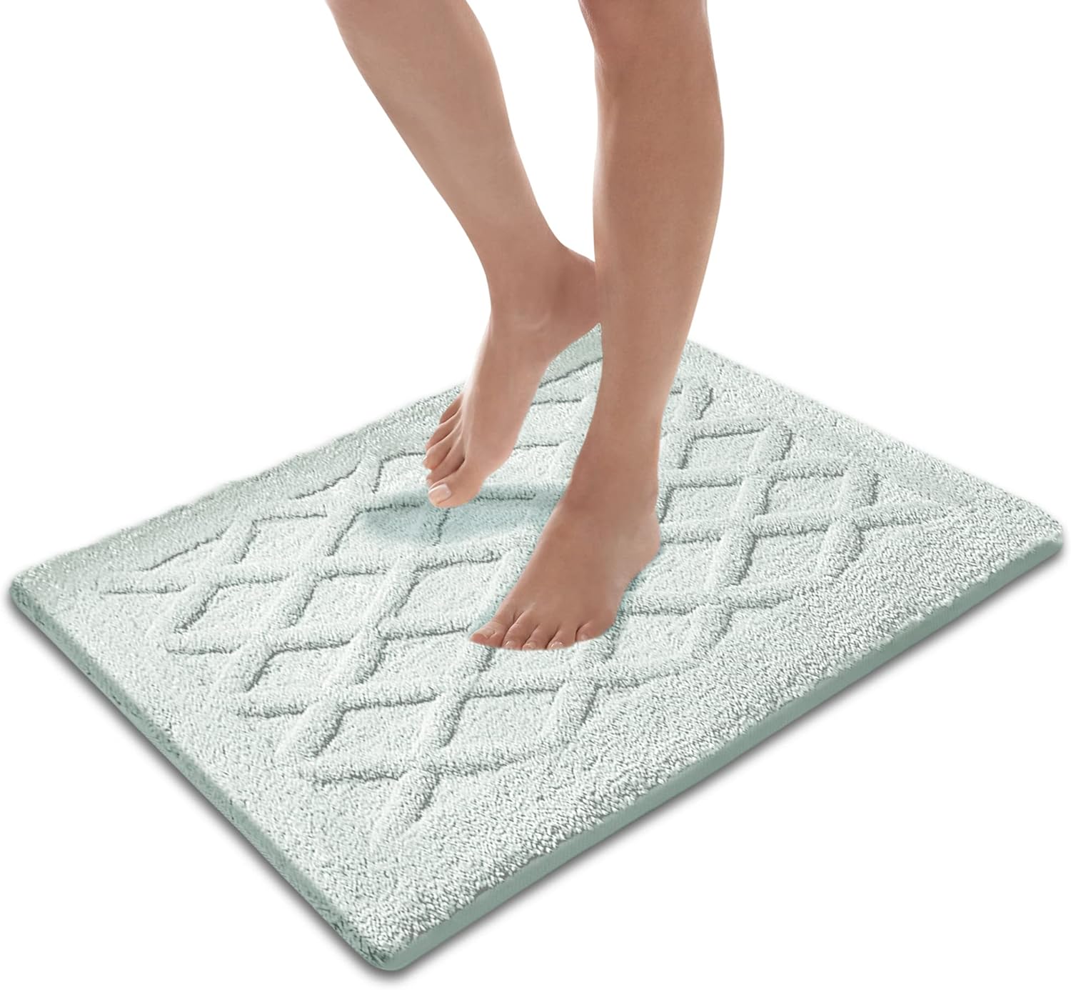 MICRODRY Luxury SoftTip, Charcoal Infused Memory Foam Bath
