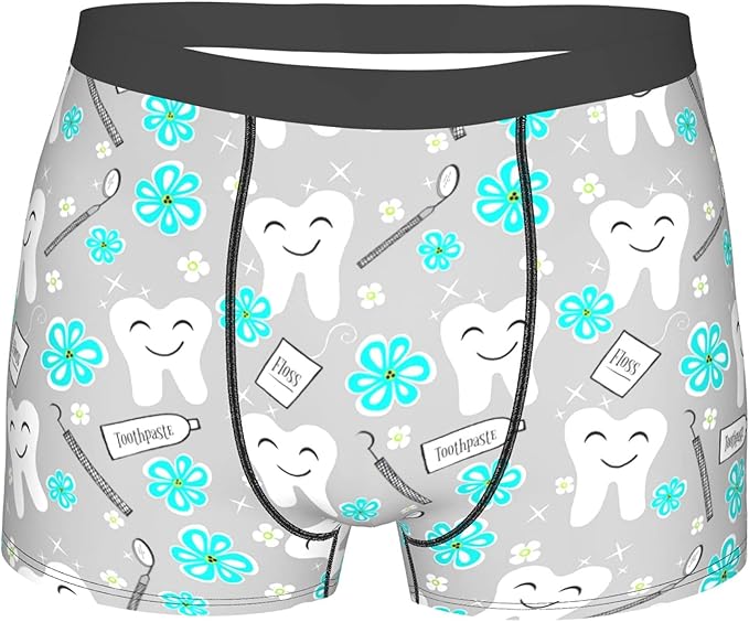 Dental Examination Men'S Boxer Briefs Soft Breathable Comfortable