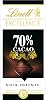 Lindt Excellence Tablet Black Chocolate 70% – 100 g – Pack of 5 Tablets