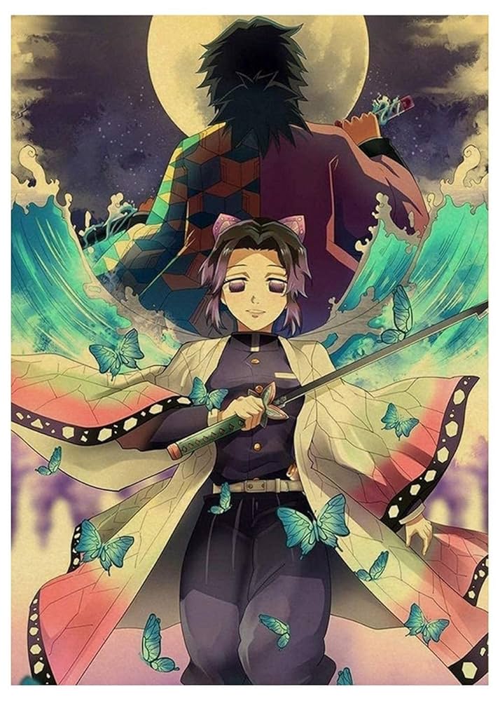 Amazon.co.jp: クロスステッチキット 鬼滅の刃胡蝶 しのぶ