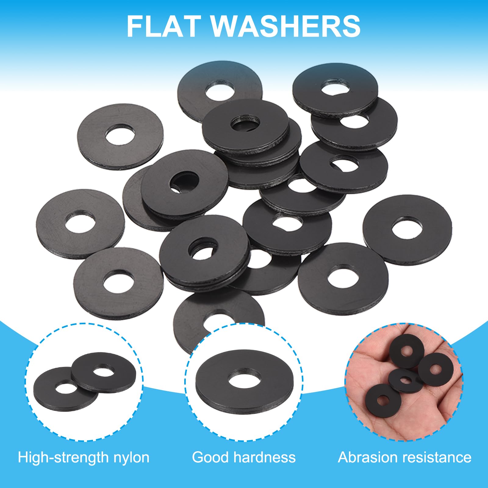 PATIKIL Nylon Flat Washers - Image 3